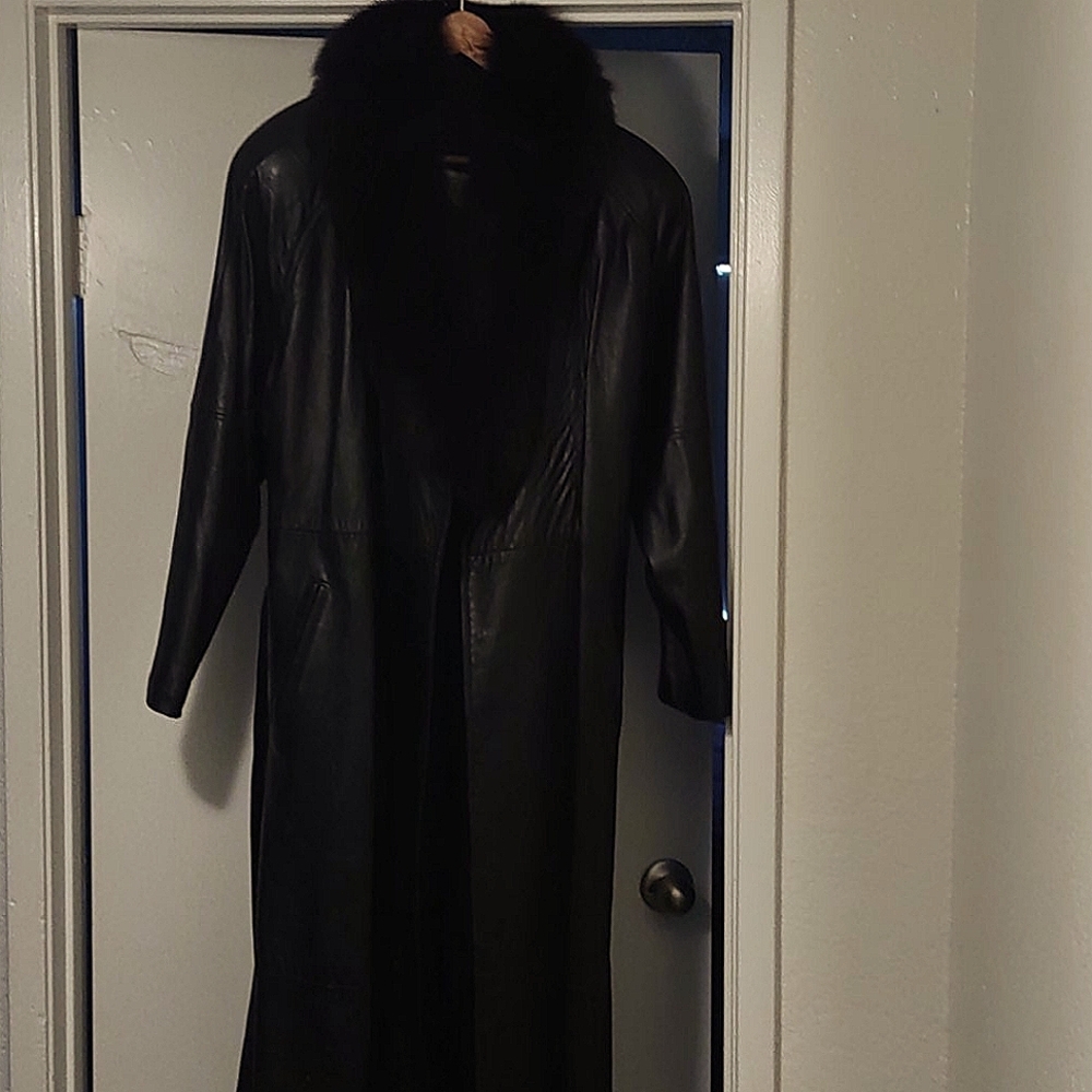 Woman's Leather Coat
